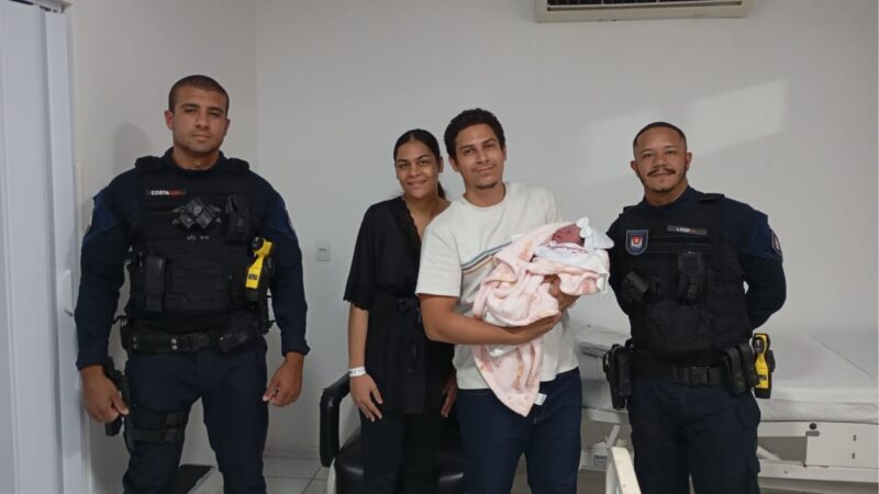 Entre sirenes e emoção: Guarda de Vitória escolta grávida em trabalho de parto até maternidade
