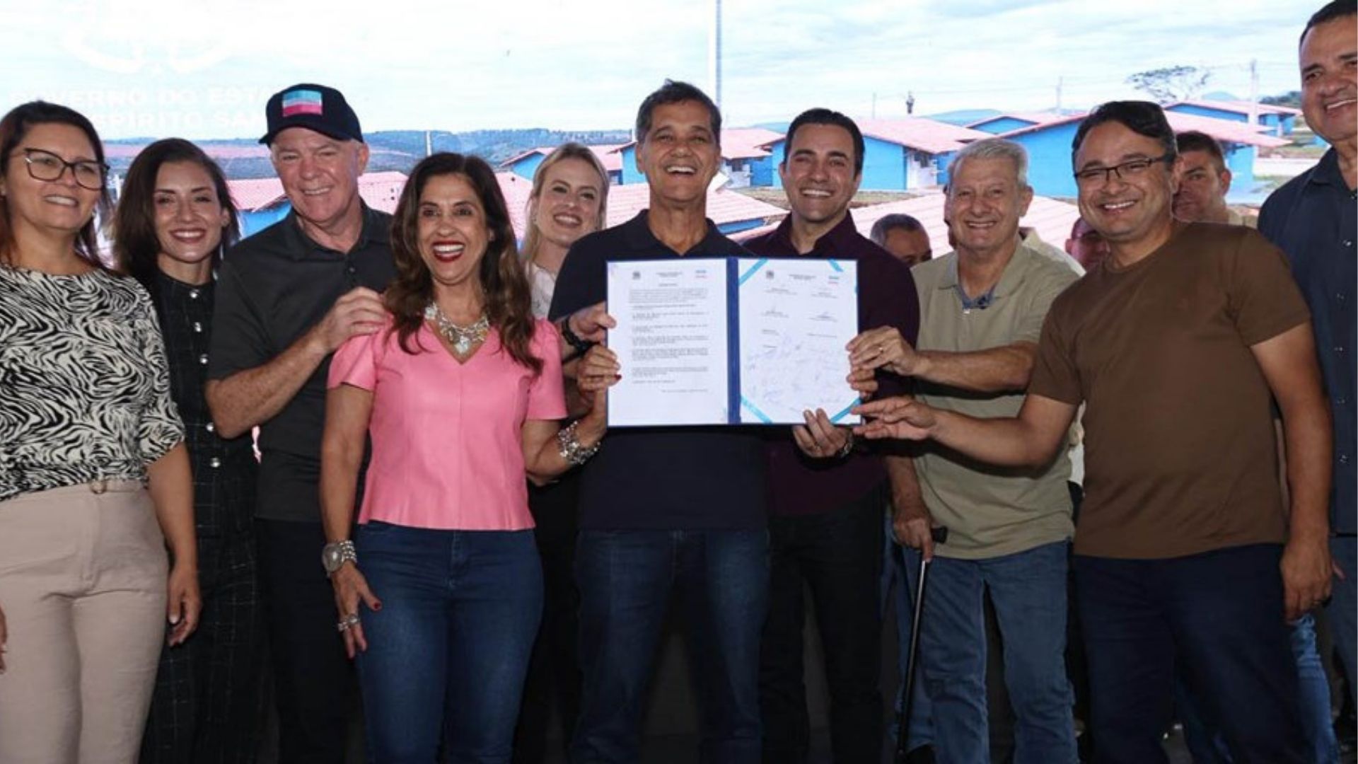 Governador entrega obras e anuncia novos investimentos em São Gabriel da Palha