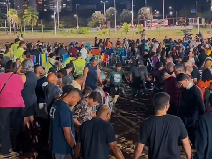 Luau Capixaba Cristão promove noite de fé, comunhão e louvor na Praia de Camburi