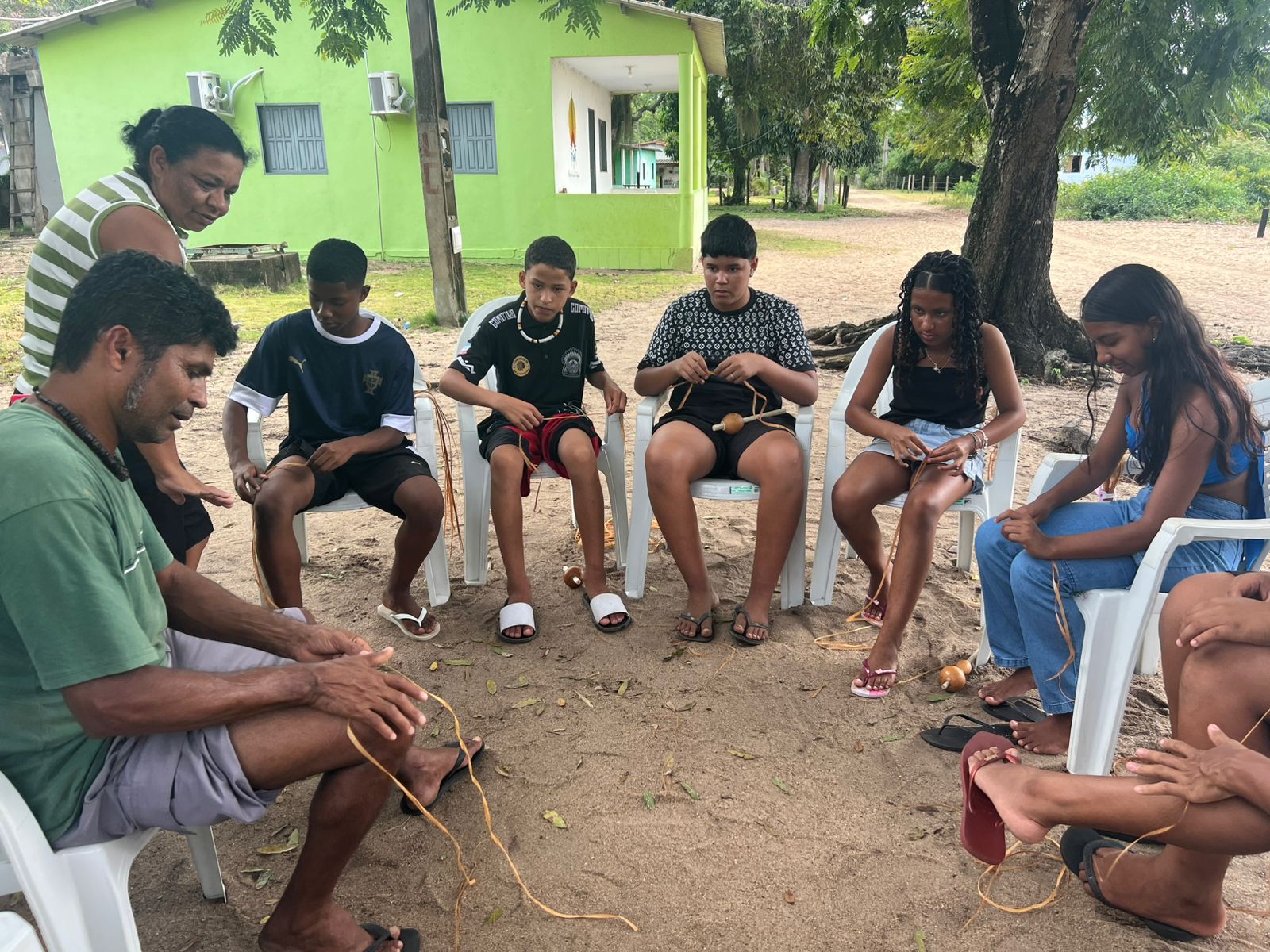 Projeto fortalece tradição do congo em aldeia Tupinikim