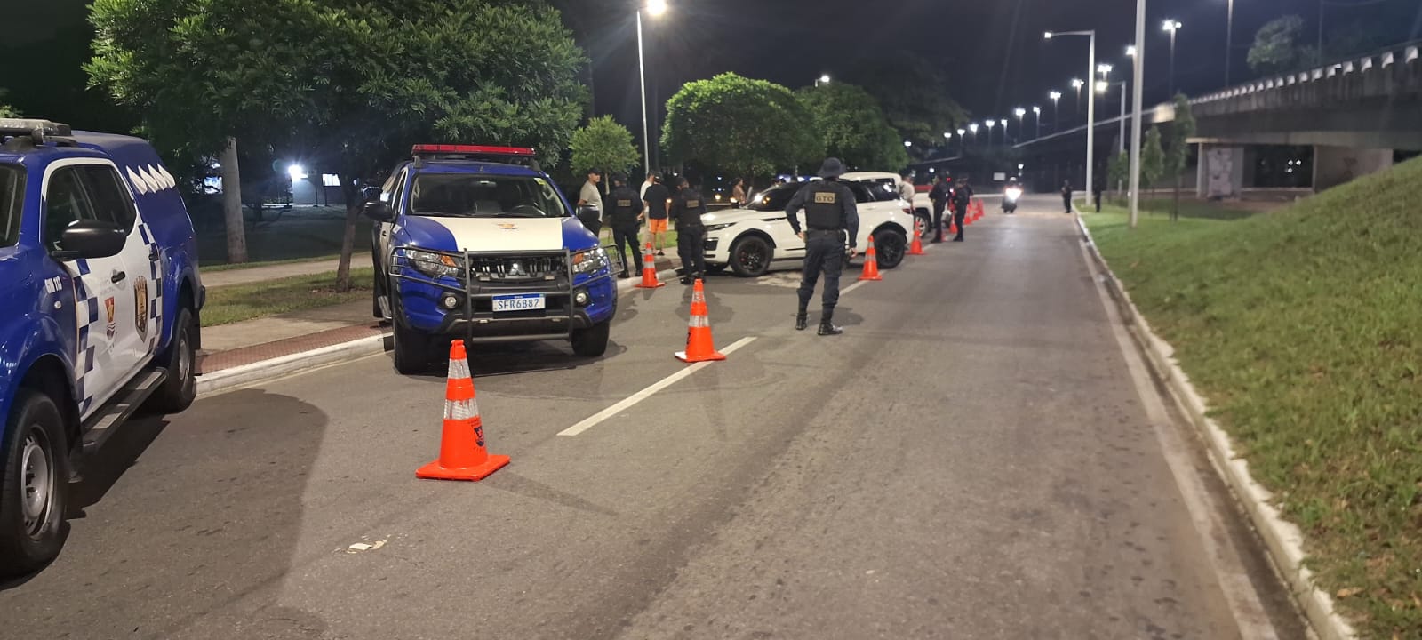 Maio Amarelo: mais de 220 motoristas passam por teste do bafômetro em blitz da Guarda de Vitória