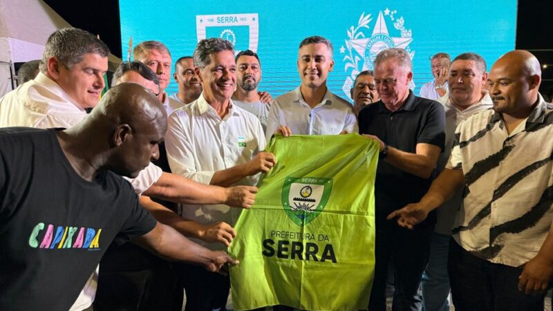Governador Ricardo Ferraço inaugura Binário de Novo Horizonte e autoriza construção de CMEI na Serra