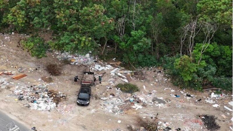 Prefeitura da Serra intensifica combate ao descarte irregular com uso de drones
