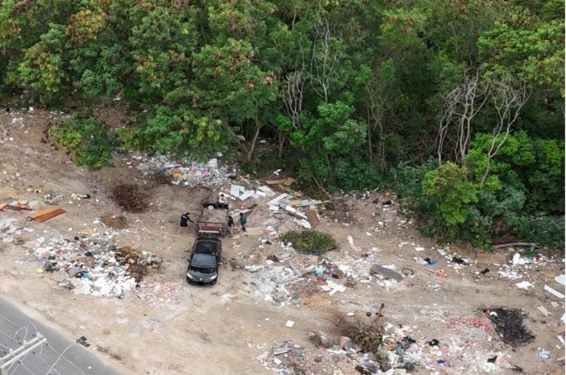 Prefeitura da Serra intensifica combate ao descarte irregular com uso de drones