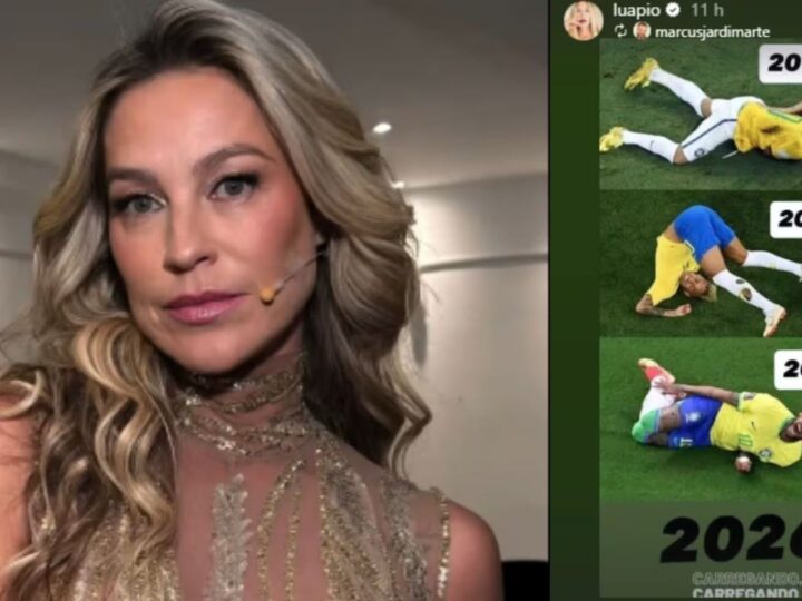 Luana Piovani volta a provocar Neymar e ironiza nova lesão do jogador
