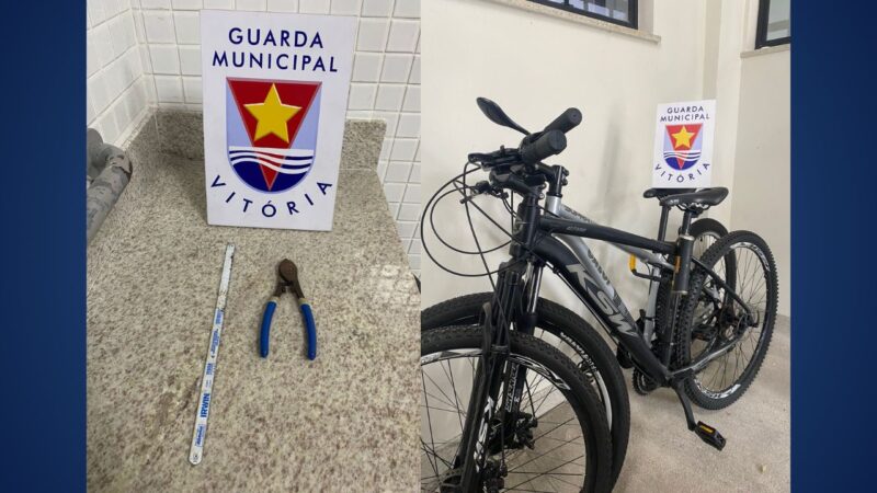 Do pedal ao nado: ladrão furta bicicletas, se joga no Canal de Camburi e acaba preso em Vitória