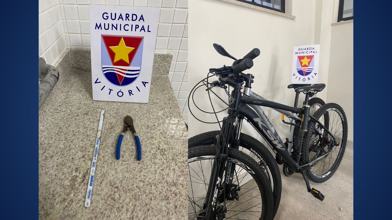 Do pedal ao nado: ladrão furta bicicletas, se joga no Canal de Camburi e acaba preso em Vitória