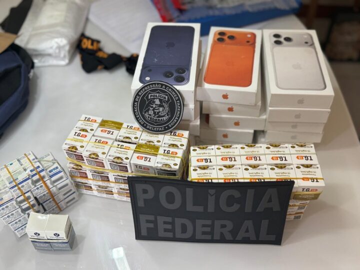 Operação Black Station: Polícia Federal apreende celulares e medicamentos para emagrecimento em Vitória